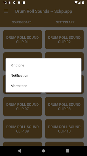 Drum Roll Sound Collections ~ Sclip.app Screenshot 2