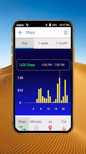Step counter, pedometer, calorie counter Screenshot 2