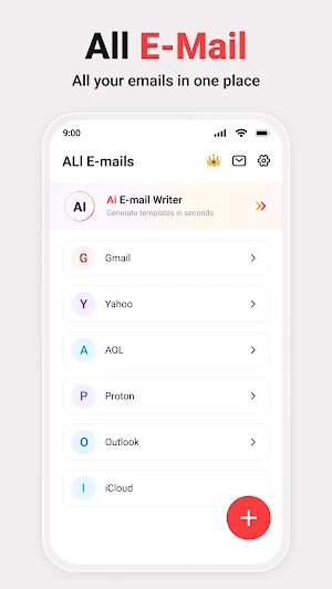 Email App – All Mail Access Screenshot 1