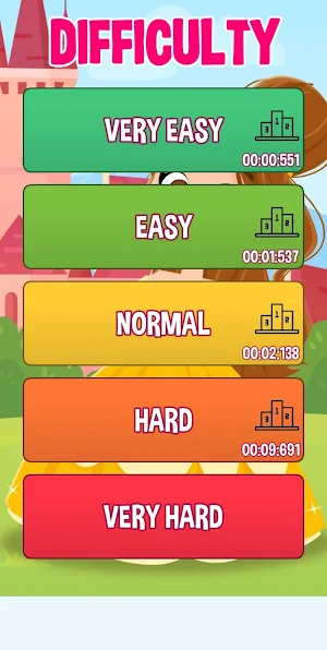 Princess Memory Game Screenshot 1