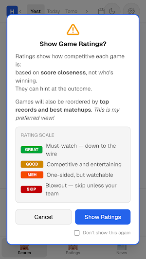 HideScore Screenshot 1