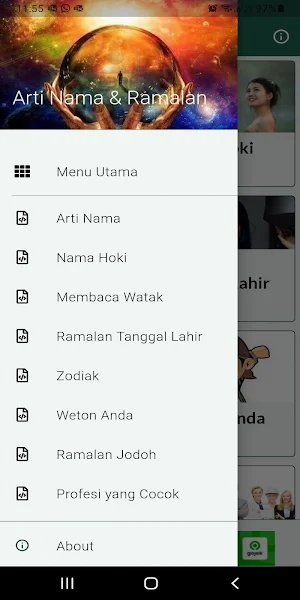 Arti Nama Primbon Weton Zodiak Screenshot 3