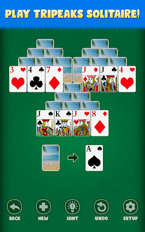 Solitaire Tripeaks - Card Game Screenshot 0