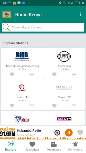 Radio Kenya : Record, Stream, Reminders on FM Free Screenshot 0