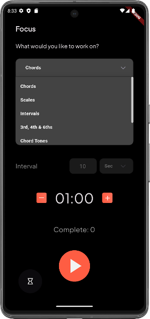 JHG Guitar Coach Screenshot 1