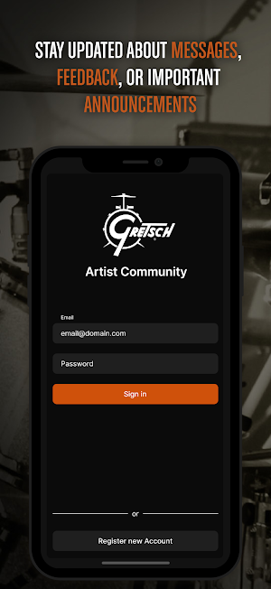 GRETSCH ARTIST LOUNGE Screenshot 0