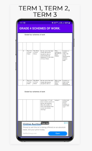 Grade 6 all subjects schemes Screenshot 1
