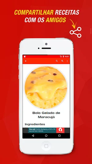 Receitas de Bolo Gelado Screenshot 0
