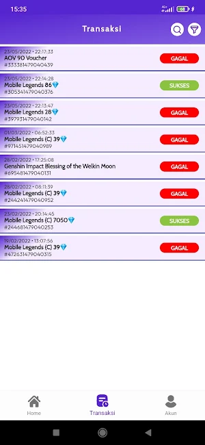 ASB Store - Top Up Murah Screenshot 2