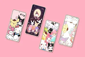 Hello Cute Kitty Wallpaper Screenshot 1