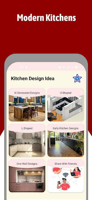 Modern Kitchen Design Ideas Screenshot 0
