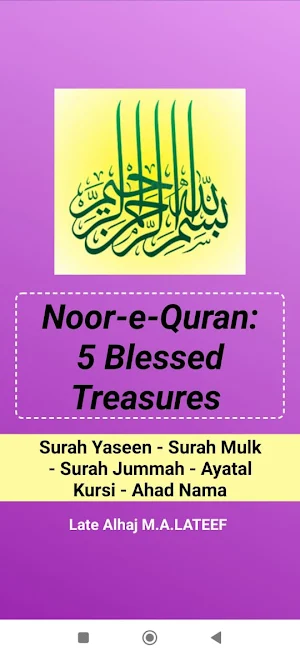 5 Quran Gems: Yaseen to Ahad Screenshot 0