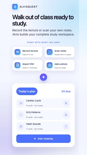 AlvisQuest: AI Flashcards Screenshot 0