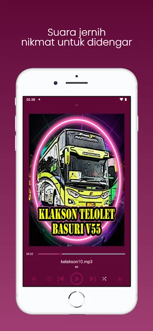 Klakson Telolet Basuri V55 Screenshot 2