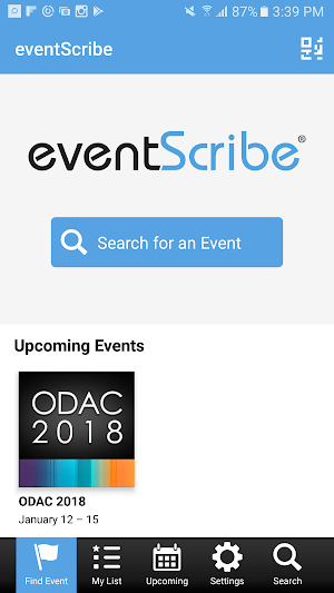 eventScribe Screenshot 0