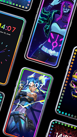 Live Wallpaper - Edge Lighting Screenshot 1
