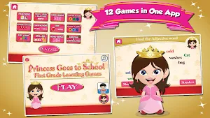 Princess First Grade Games Screenshot 0