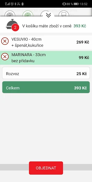 Pizza Bene Praha Screenshot 3