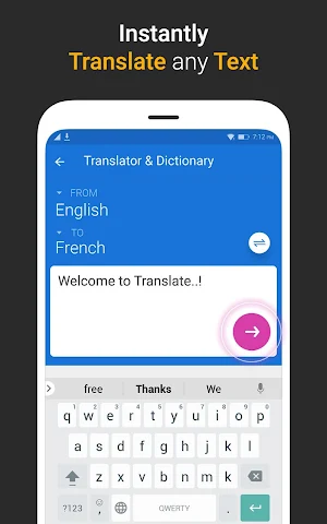 Translate All Languages - Voice Translator Free Screenshot 1