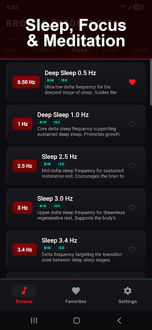 R3son8: Binaural Beats & Sleep Screenshot 1