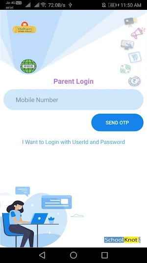 Vedham global school- Nirmal Screenshot 0