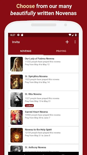 Pray Catholic Novena Prayers Screenshot 0