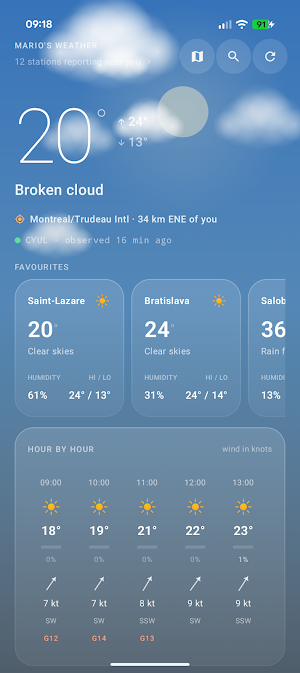 Marek's Weather Screenshot 0