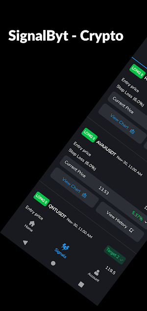 SignalByt -AI Crypto Signals Screenshot 0