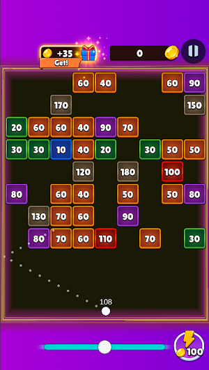 Bricks Breaker Fire Ball Screenshot 3