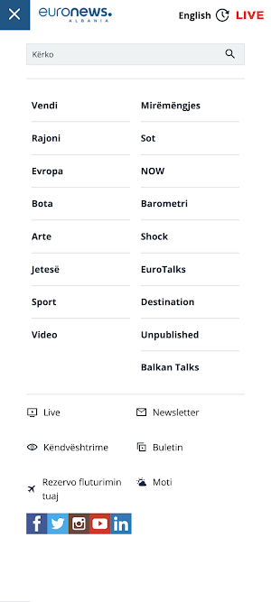 Euronews Albania Screenshot 1