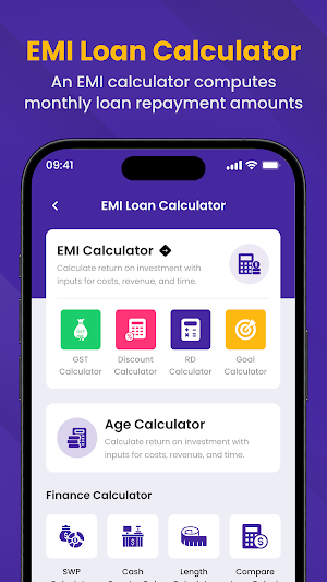 Aadhar Pe EMI Loan Calculator Screenshot 0