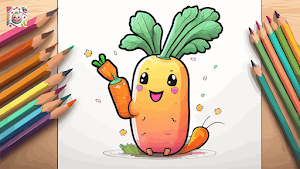 Fruit n Vegetable Color Kawai Screenshot 0