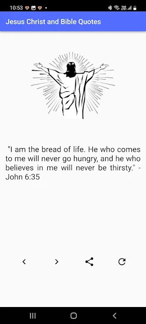 Jesus Christ and Bible Quotes Screenshot 1