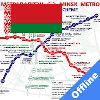 MINSK METRO BUS TROLLEYBUS TRAM MAP OFFLINE