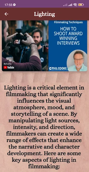 filmmaking techniques Screenshot 1