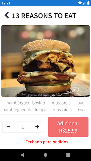 Foodflix Hamburgueria Screenshot 1