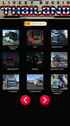 Livery Bussid Thailand Screenshot 3
