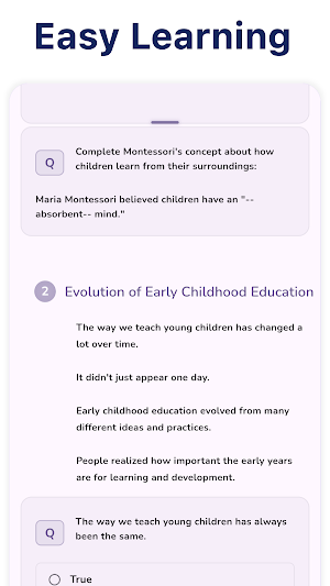 Early Childhood Education Screenshot 1