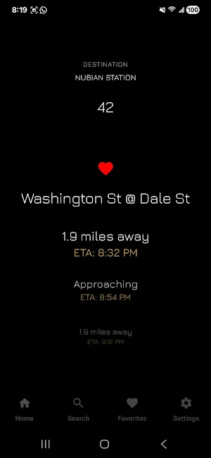 Boston Bus Time (MBTA) Screenshot 0