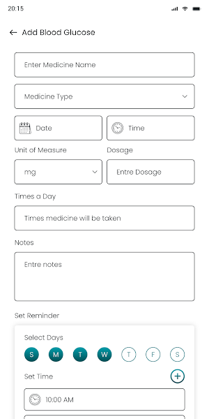 Blood Pressure & Sugar Tracker Screenshot 3