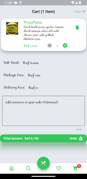 Envision cafe Screenshot 1