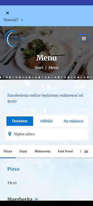 Bistro Kawiarnia Błękitna Screenshot 0