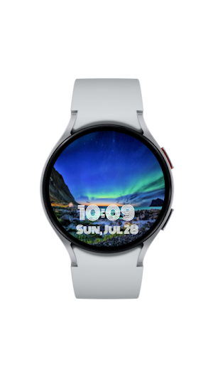 Aurora Borealis Watch Face Screenshot 0