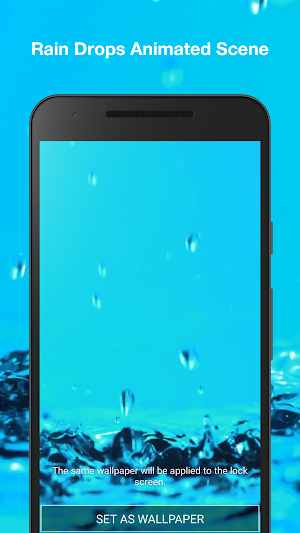 Water Drops Live Wallpaper Screenshot 1