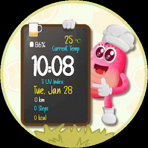 Devil Chef Animated Watch Face Screenshot 2