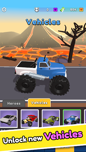 Zombie Road: Rage Truck Idle Screenshot 1