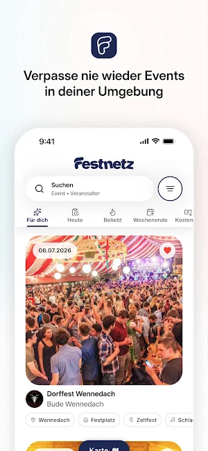 Festnetz - Events entdecken Screenshot 0
