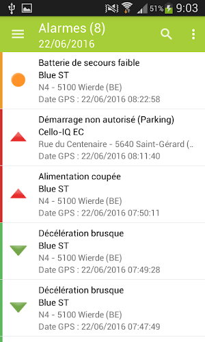 GeocalFleet Mobile Screenshot 1
