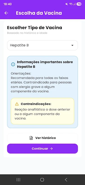 Minha Vacina Screenshot 2