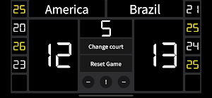 Volleyball Scoreboard Screenshot 1